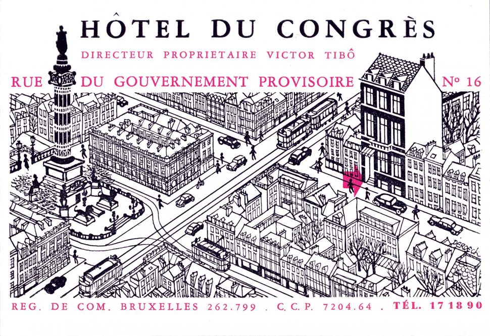 Plan Hotel Du Congres