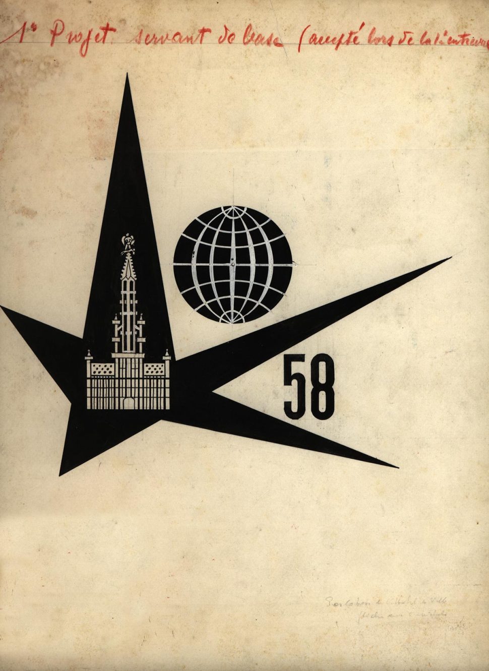 Voorstudie 6 Logo Expo 58