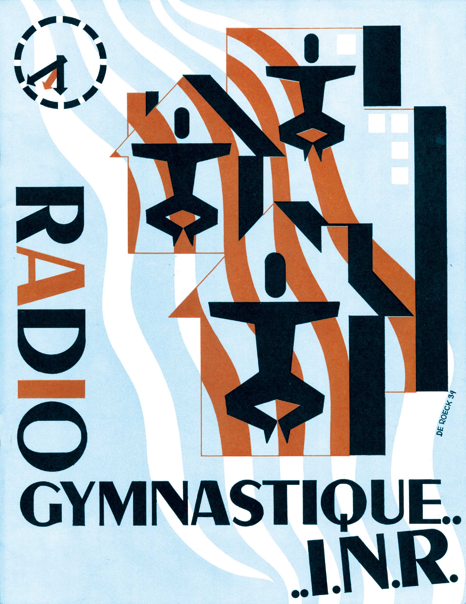 Affiche Radio Gymnastique I.N.R. - Lucien De Roeck