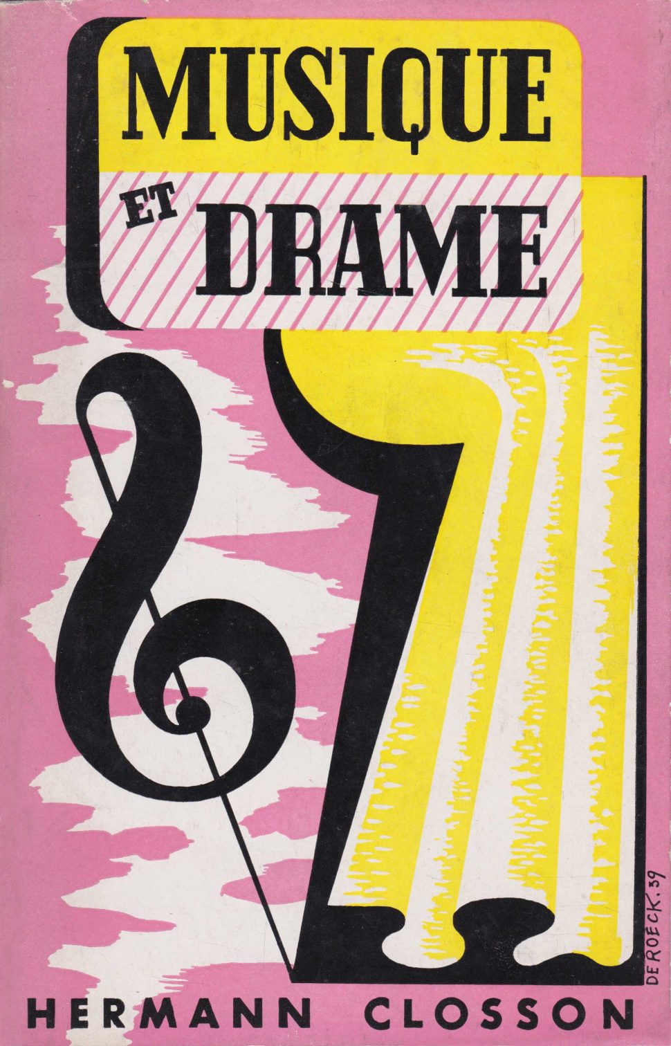 Musique et Drame Hermann Closson - Lucien De Roeck 1939